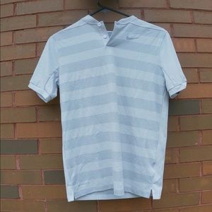 Nike golf striped dry fit t-shirt